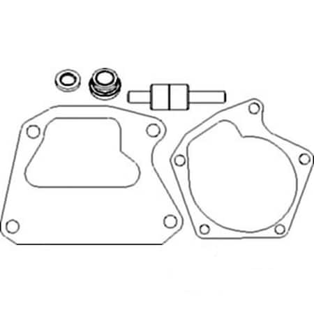 Aftermarket New Tractor Water Pump Kit wo Impeller Fits John Deere 3010 3020 4010 Plus MX9212